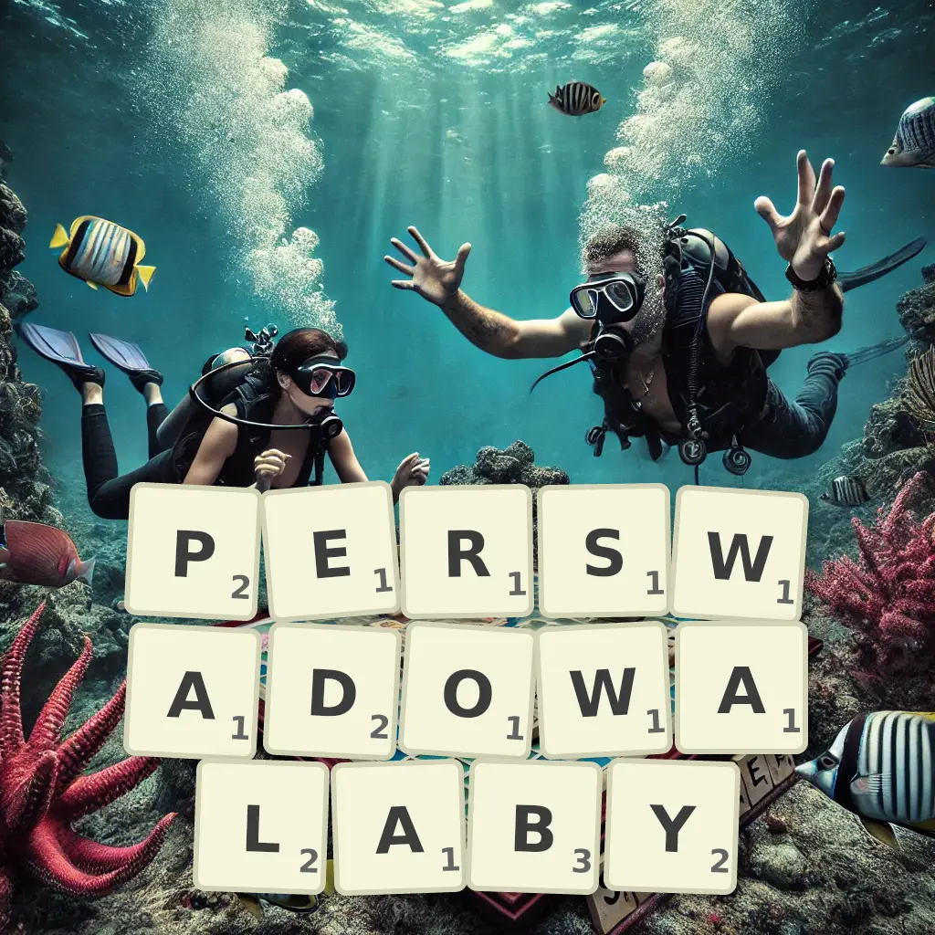 Słowa z liter PERSWADOWAŁABY