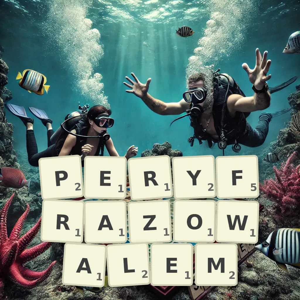 Słowa z liter PERYFRAZOWAŁEM