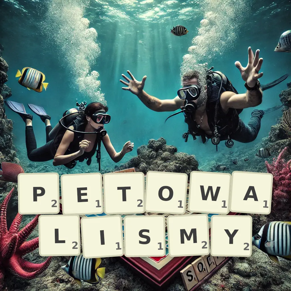 Słowa z liter PETOWALIŚMY