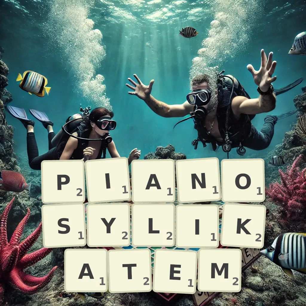 Słowa z liter PIANOSYLIKATEM