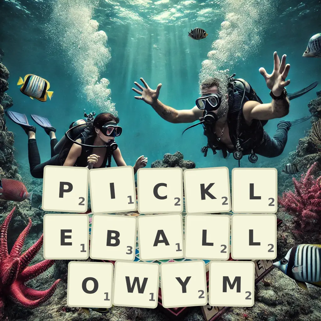 Słowa z liter PICKLEBALLOWYM