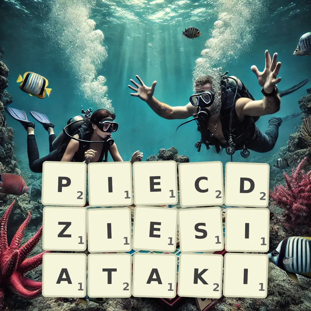 Słowa z liter PIĘĆDZIESIĄTAKI