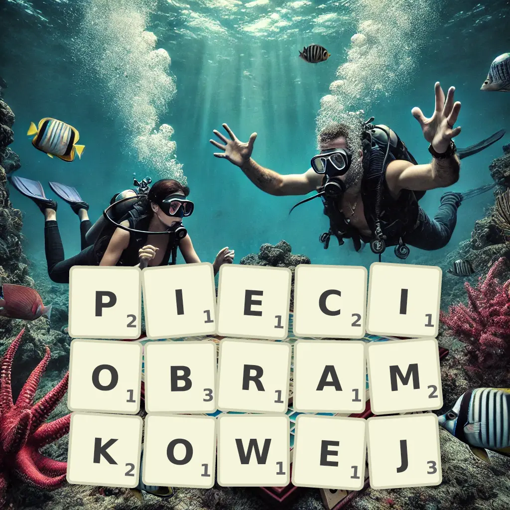 Słowa z liter PIĘCIOBRAMKOWEJ