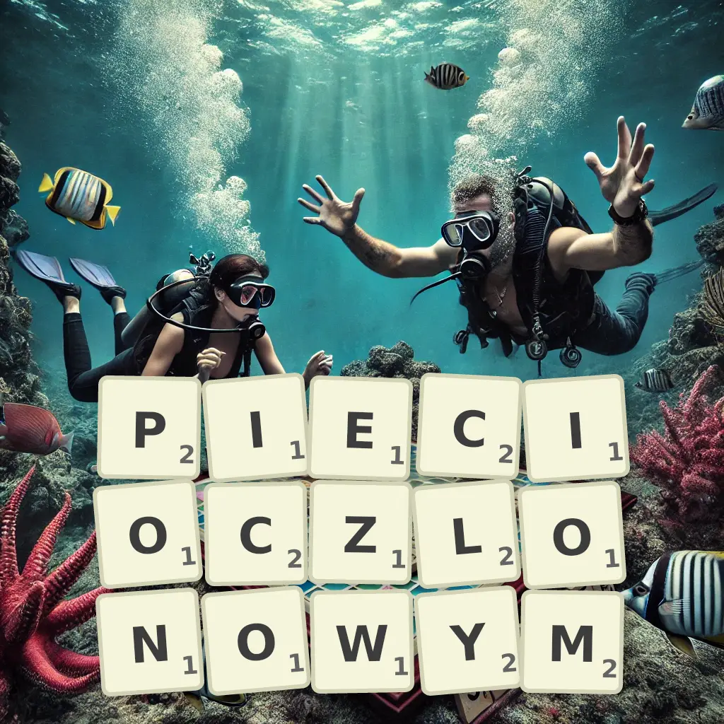 Słowa z liter PIĘCIOCZŁONOWYM