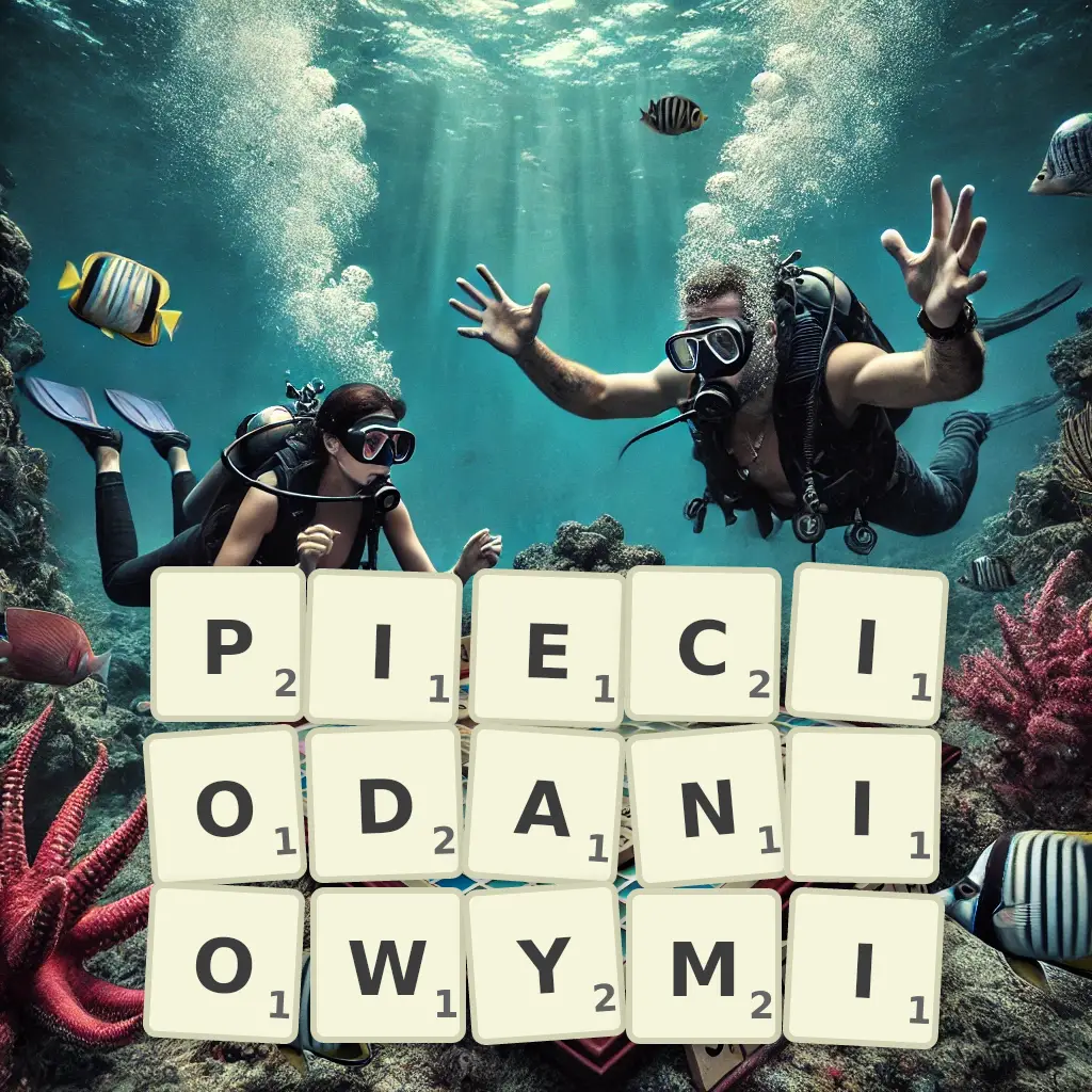 Słowa z liter PIĘCIODANIOWYMI