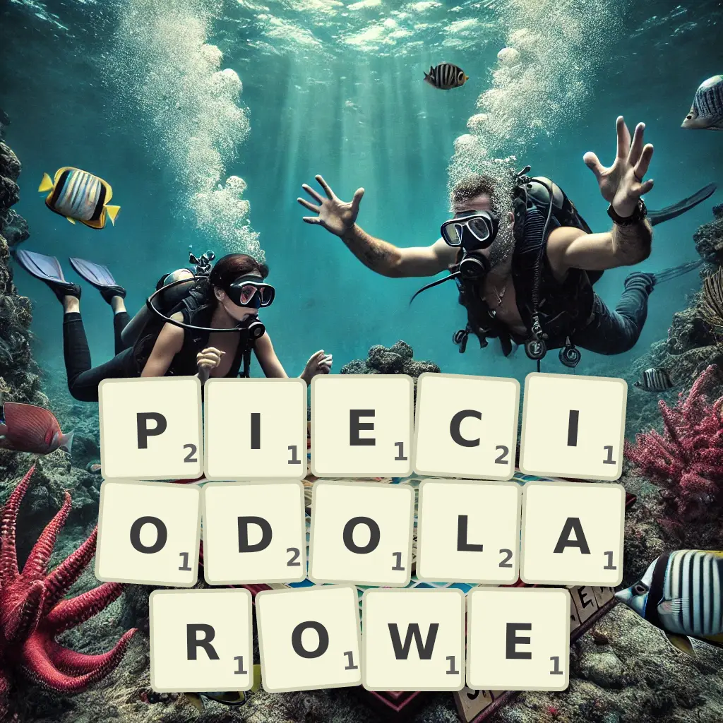 Słowa z liter PIĘCIODOLAROWE