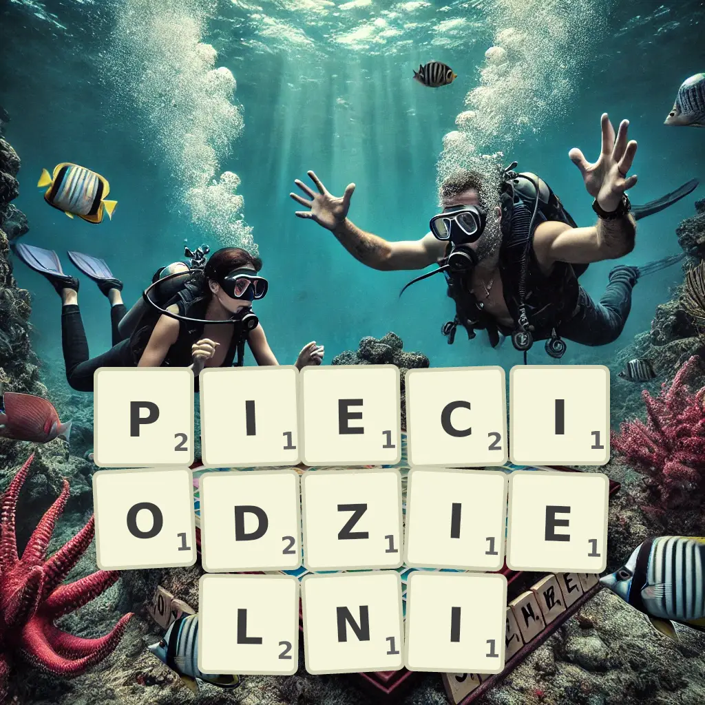 Lista słów z liter PIĘCIODZIELNI Słowa z liter PIĘCIODZIELNI