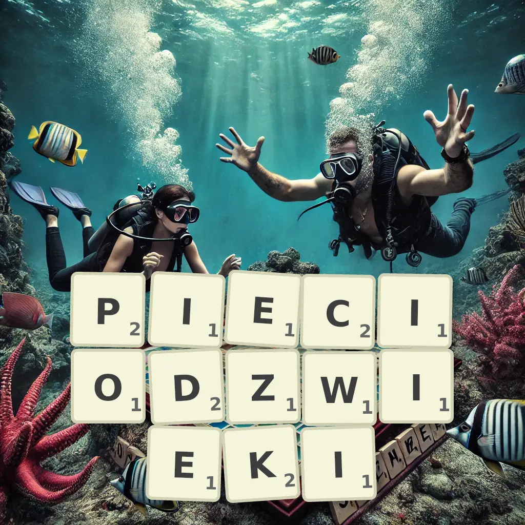 Słowa z liter PIĘCIODŹWIĘKI