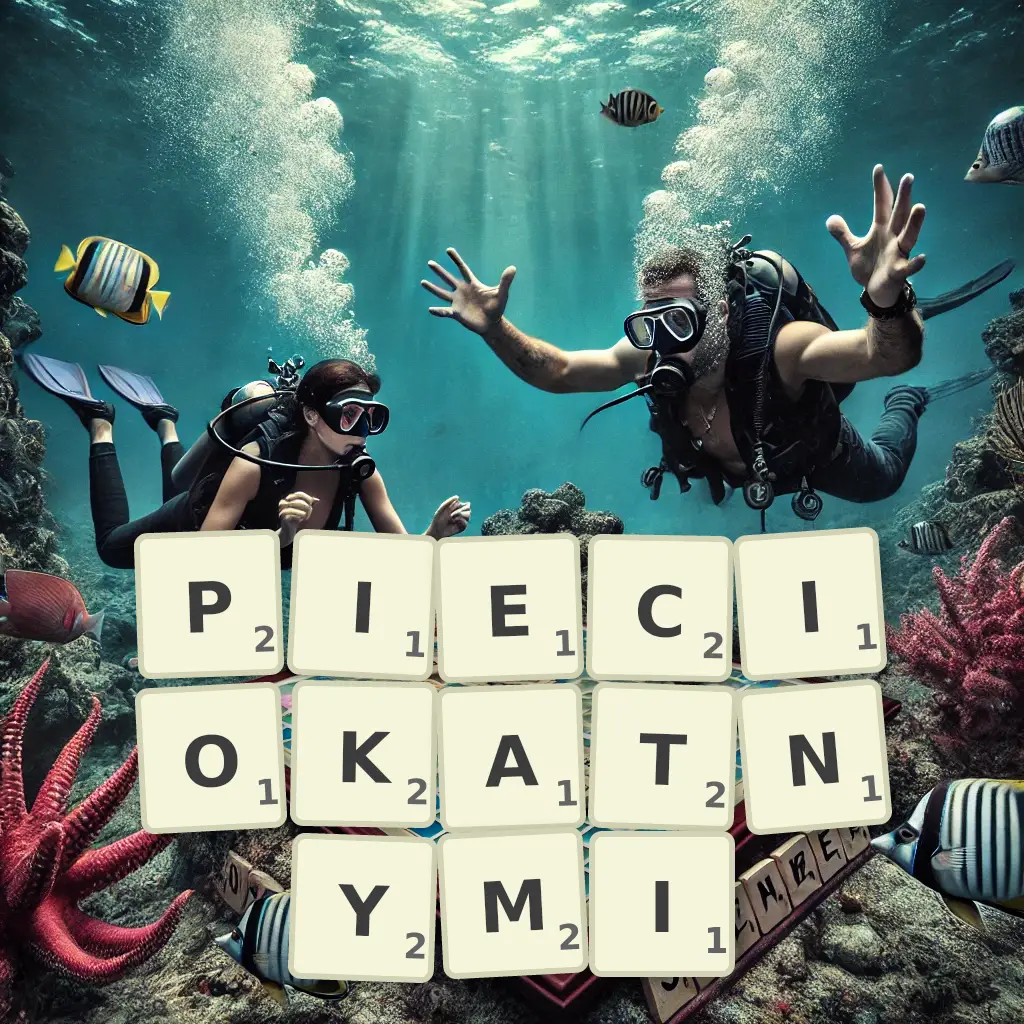 Słowa z liter PIĘCIOKĄTNYMI