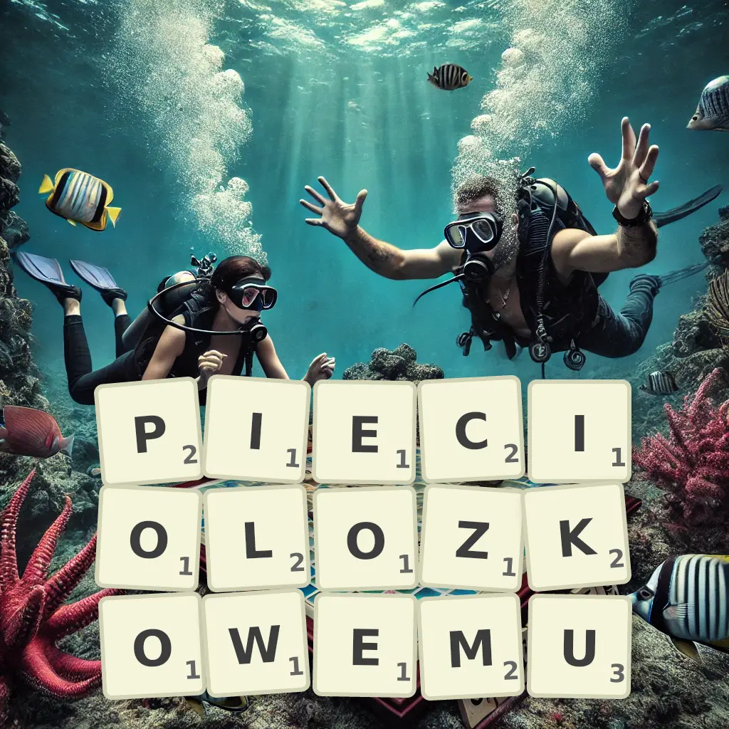 Słowa z liter PIĘCIOŁÓŻKOWEMU