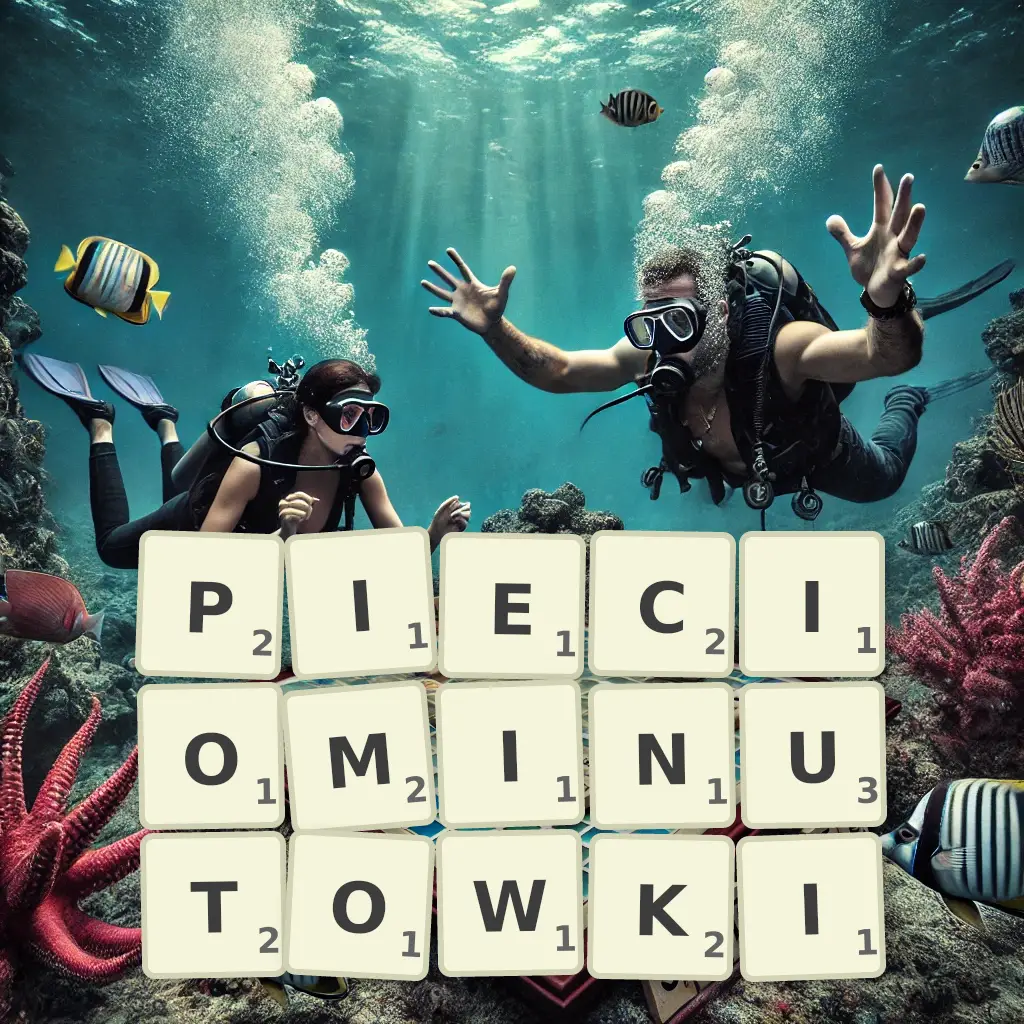 Słowa z liter PIĘCIOMINUTÓWKI