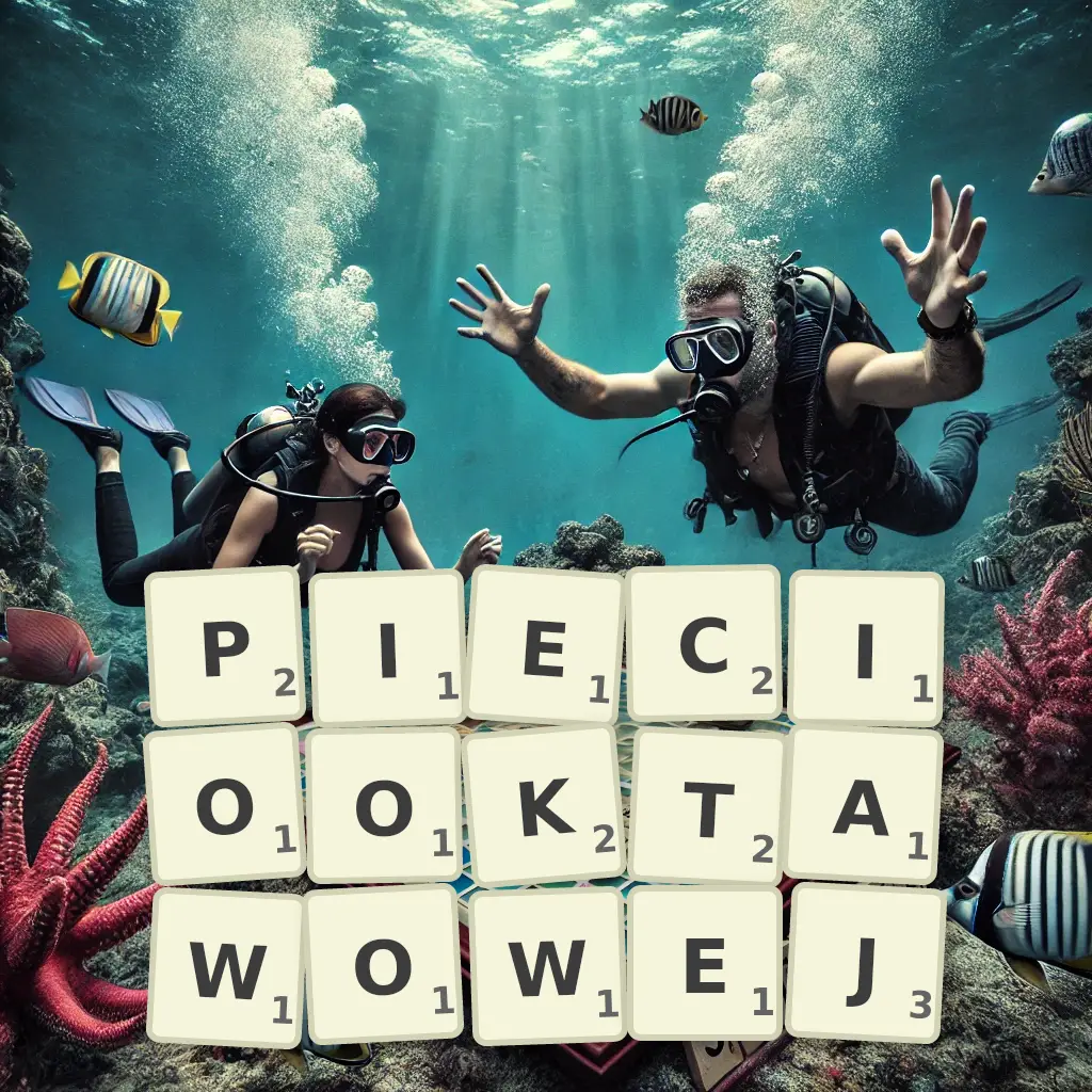 Słowa z liter PIĘCIOOKTAWOWEJ