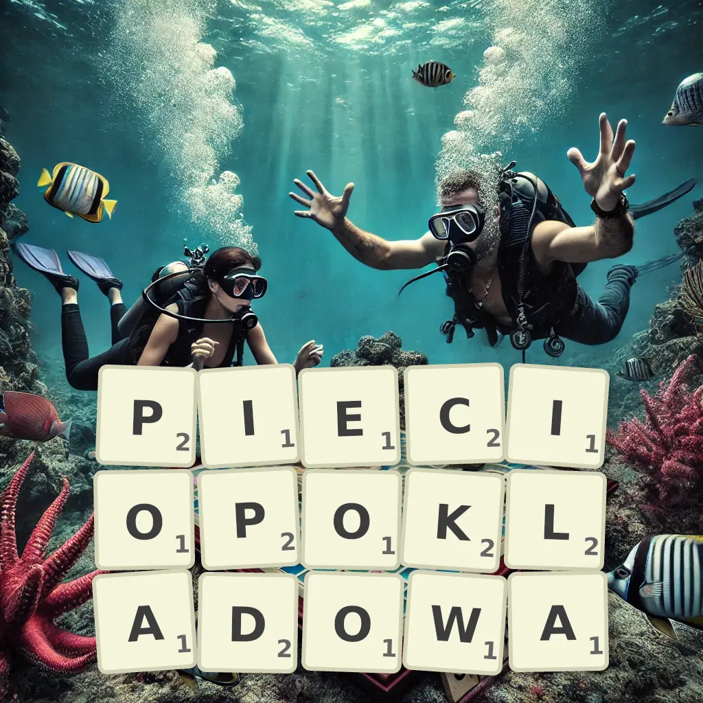 Słowa z liter PIĘCIOPOKŁADOWĄ