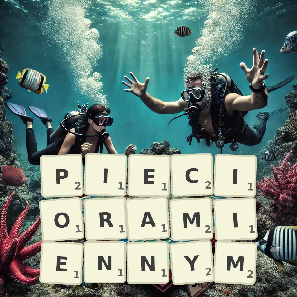 Słowa z liter PIĘCIORAMIENNYM