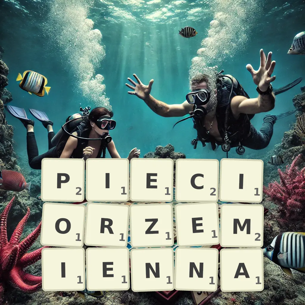 Słowa z liter PIĘCIORZEMIENNĄ