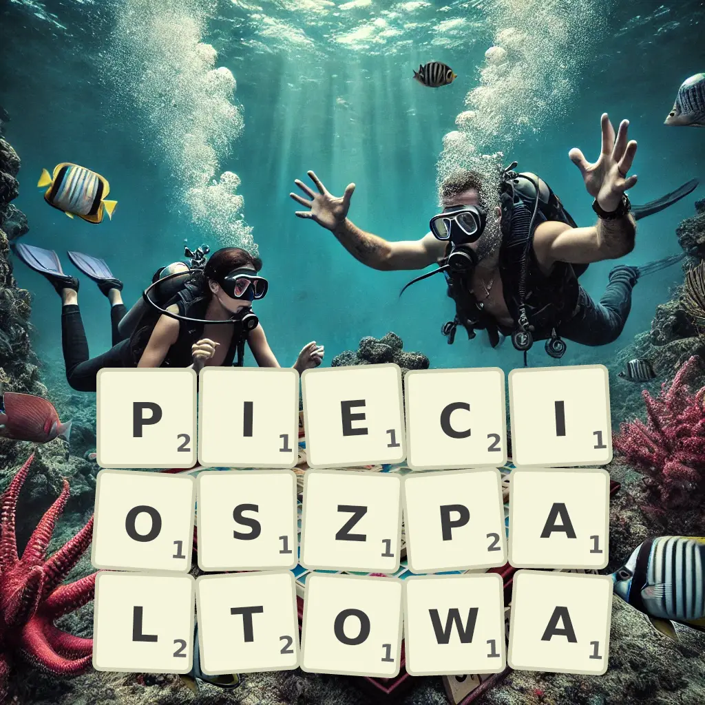 Słowa z liter PIĘCIOSZPALTOWĄ