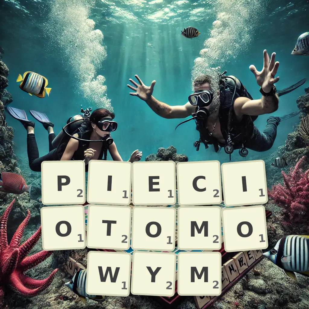 Słowa z liter PIĘCIOTOMOWYM