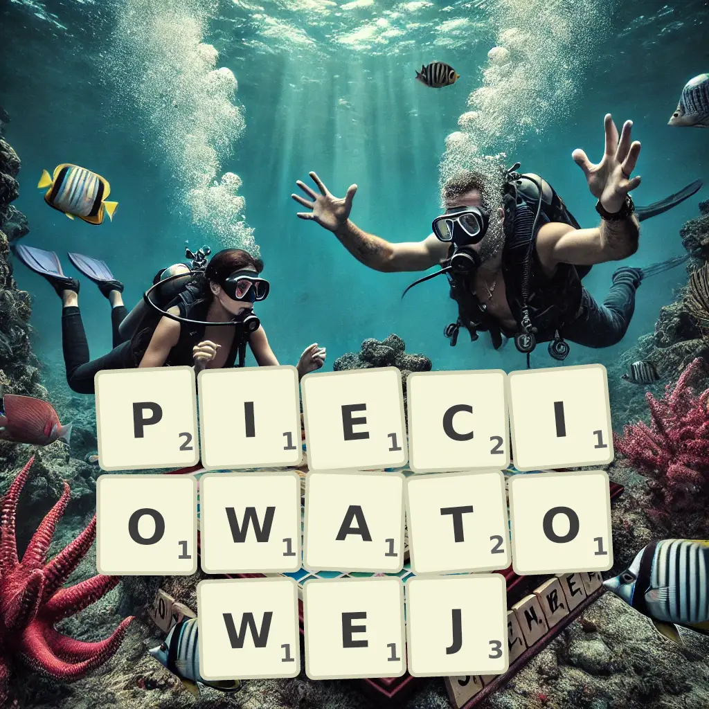 Słowa z liter PIĘCIOWATOWEJ