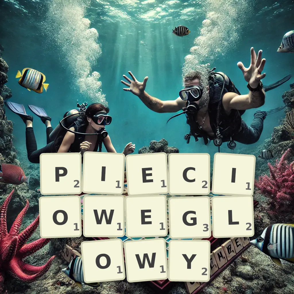 Słowa z liter PIĘCIOWĘGLOWY