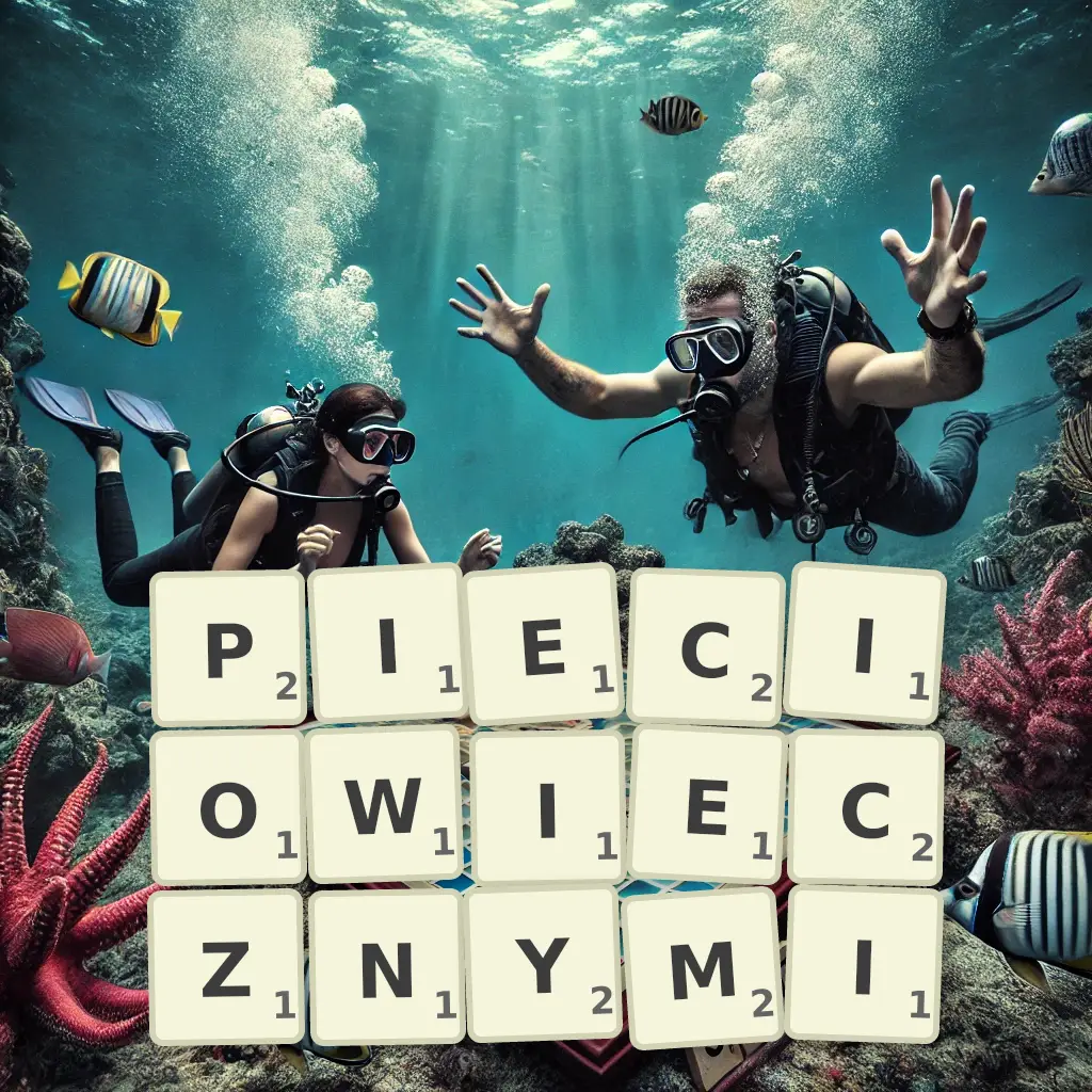 Słowa z liter PIĘCIOWIECZNYMI