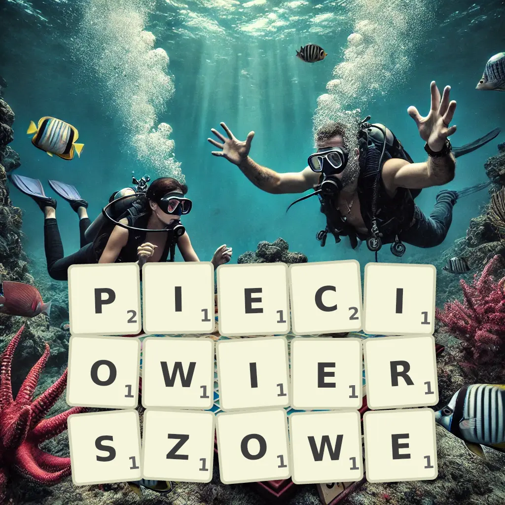 Słowa z liter PIĘCIOWIERSZOWE