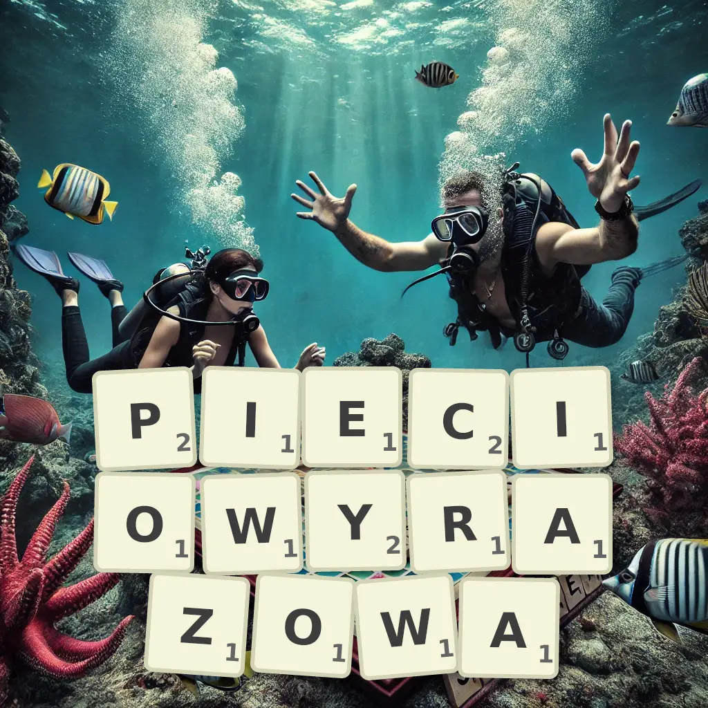 Lista słów z liter PIĘCIOWYRAZOWĄ Słowa z liter PIĘCIOWYRAZOWĄ