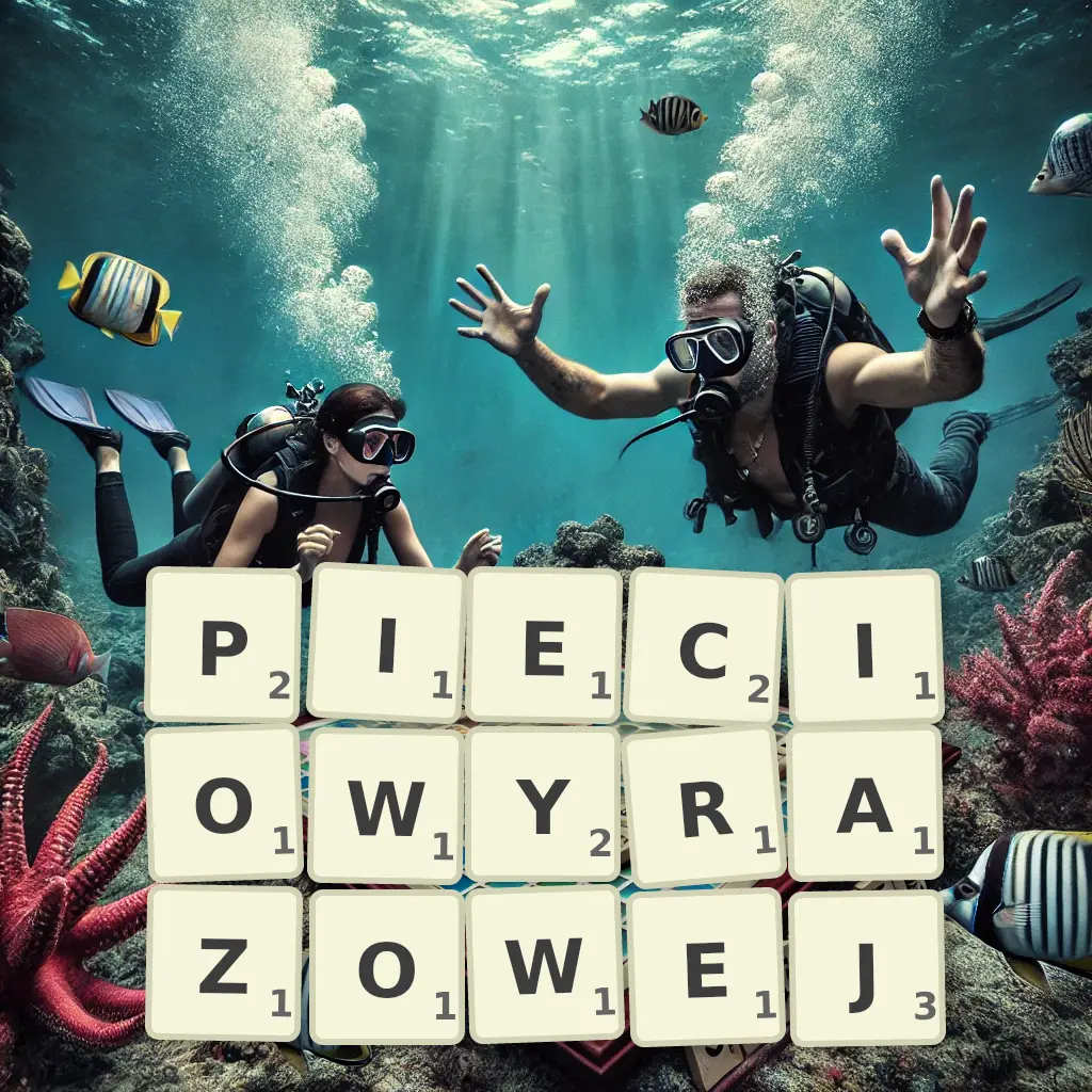 Słowa z liter PIĘCIOWYRAZOWEJ