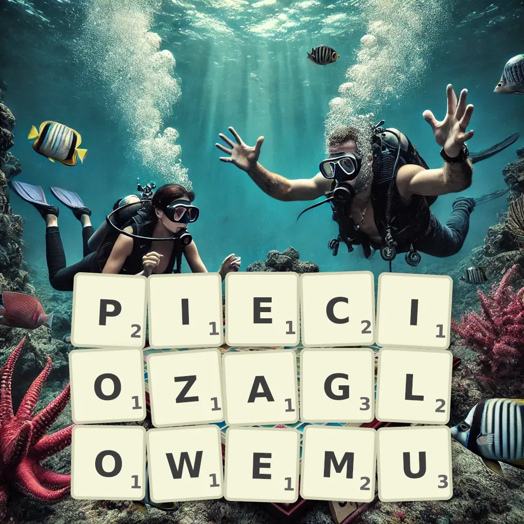 Słowa z liter PIĘCIOŻAGLOWEMU