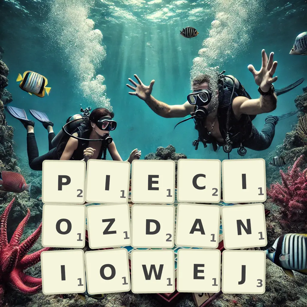 Słowa z liter PIĘCIOZDANIOWEJ