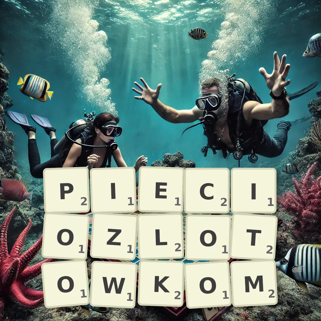 Słowa z liter PIĘCIOZŁOTÓWKOM