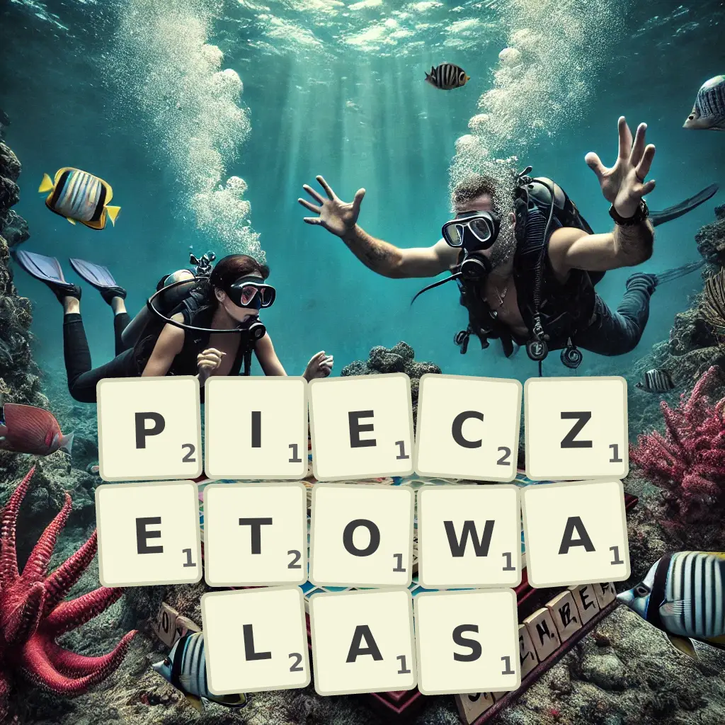 Słowa z liter PIECZĘTOWAŁAŚ