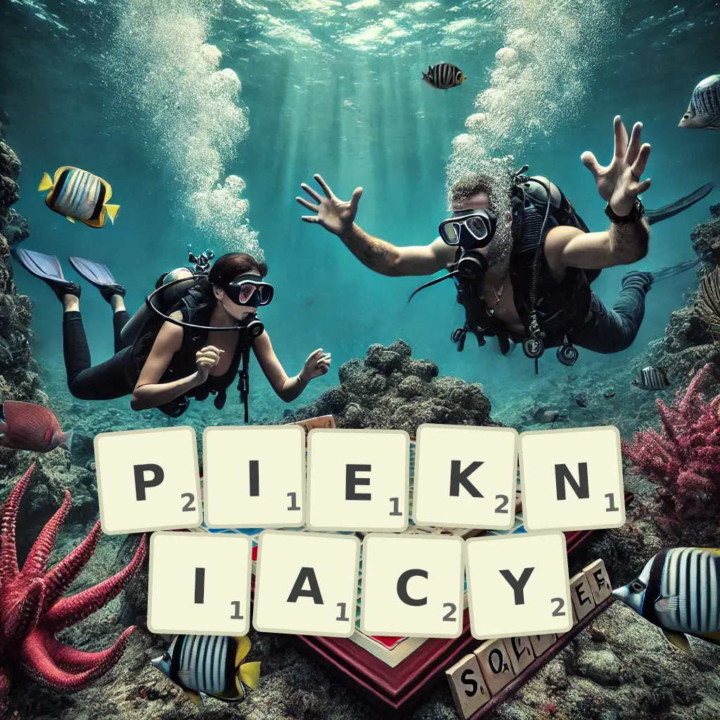 Słowa z liter PIĘKNIĄCY