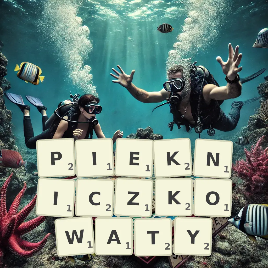 Słowa z liter PIĘKNICZKOWATY