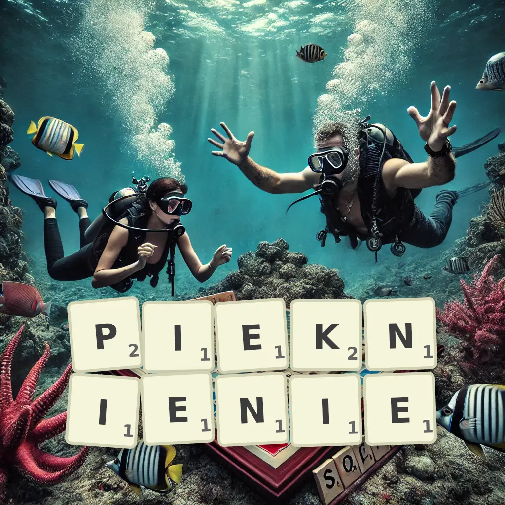 Słowa z liter PIĘKNIENIE