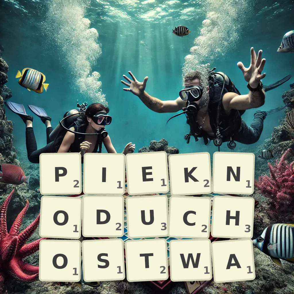 Słowa z liter PIĘKNODUCHOSTWA