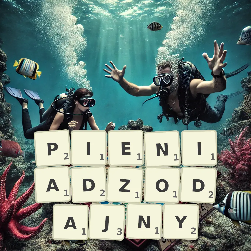 Słowa z liter PIENIĄDZODAJNY