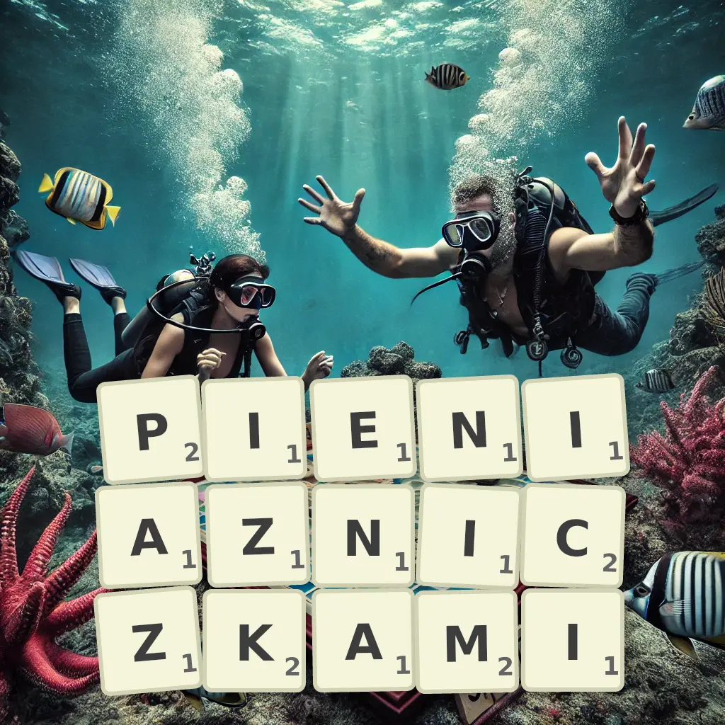 Słowa z liter PIENIĄŻNICZKAMI