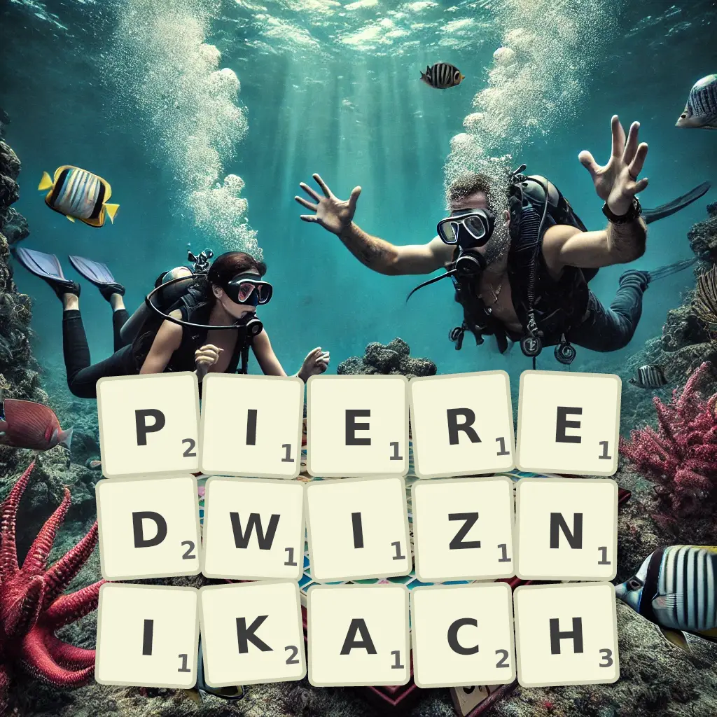 Słowa z liter PIEREDWIŻNIKACH