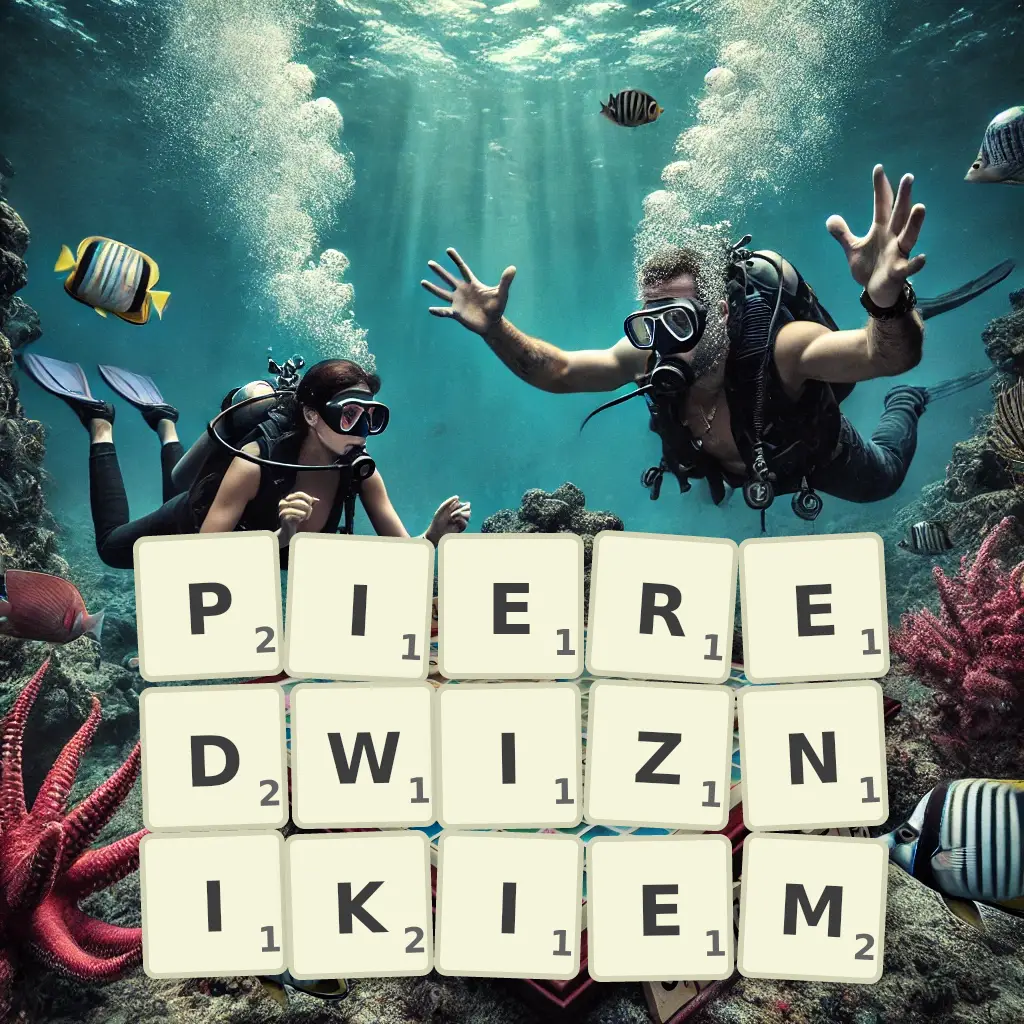 Słowa z liter PIEREDWIŻNIKIEM