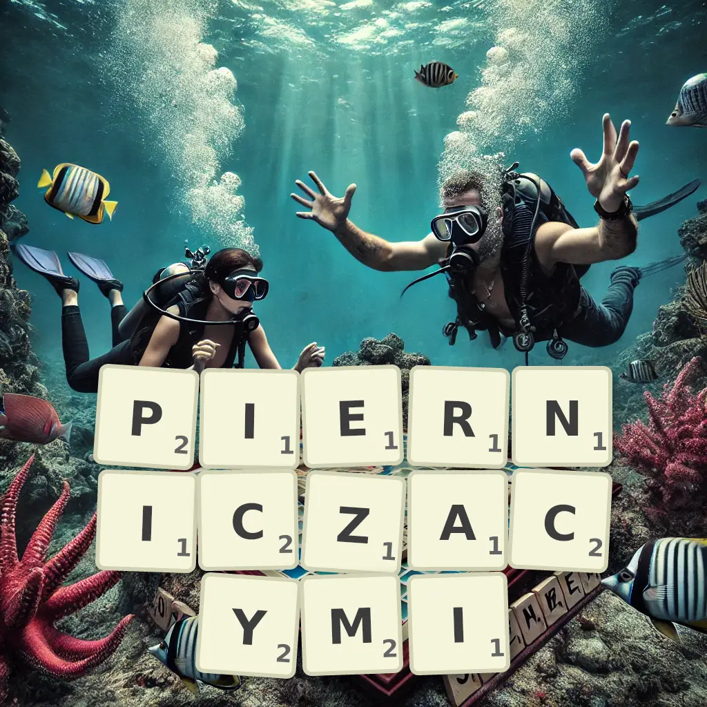 Słowa z liter PIERNICZĄCYMI