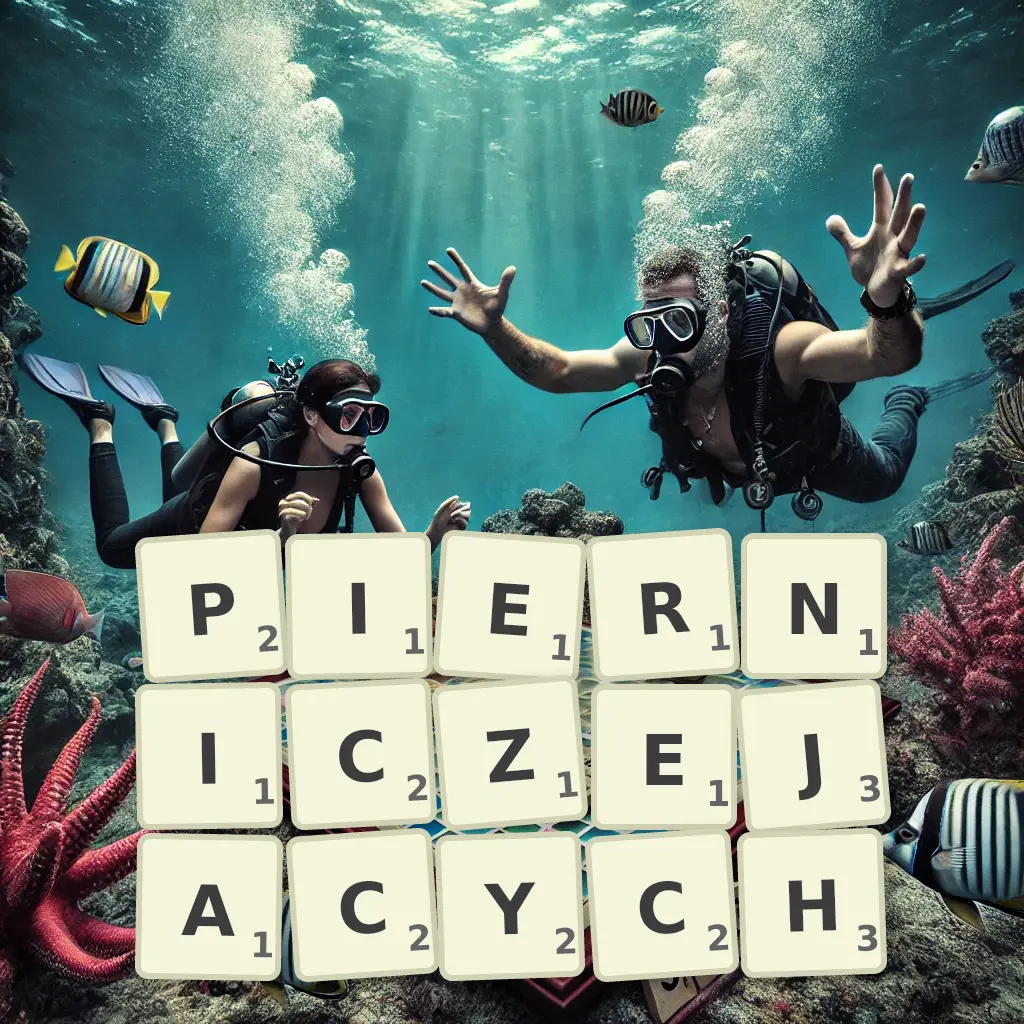 Lista słów z liter PIERNICZEJĄCYCH Słowa z liter PIERNICZEJĄCYCH