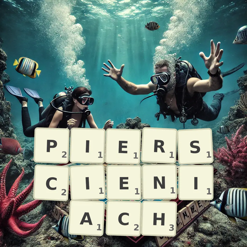 Słowa z liter PIERŚCIENIACH