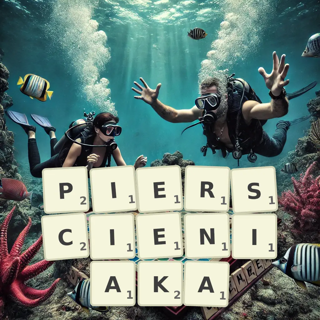 Słowa z liter PIERŚCIENIAKA