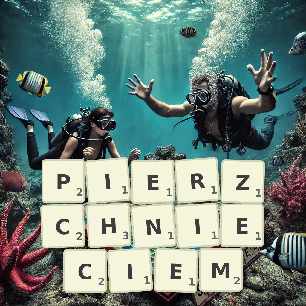 Słowa z liter PIERZCHNIĘCIEM