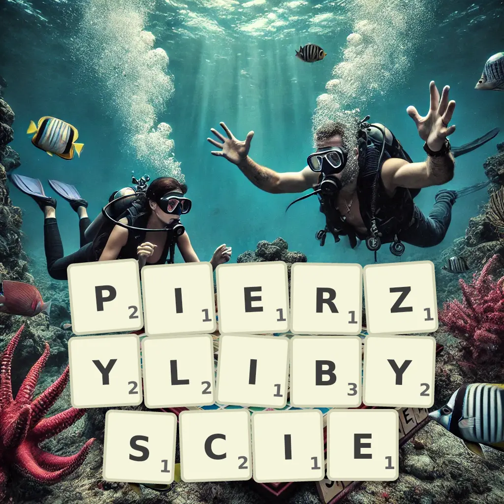 Słowa z liter PIERZYLIBYŚCIE