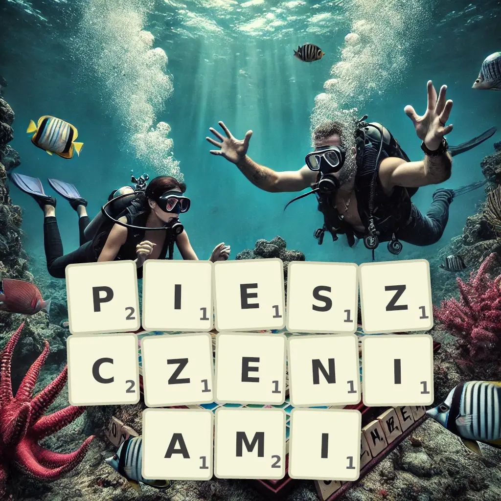 Słowa z liter PIESZCZENIAMI