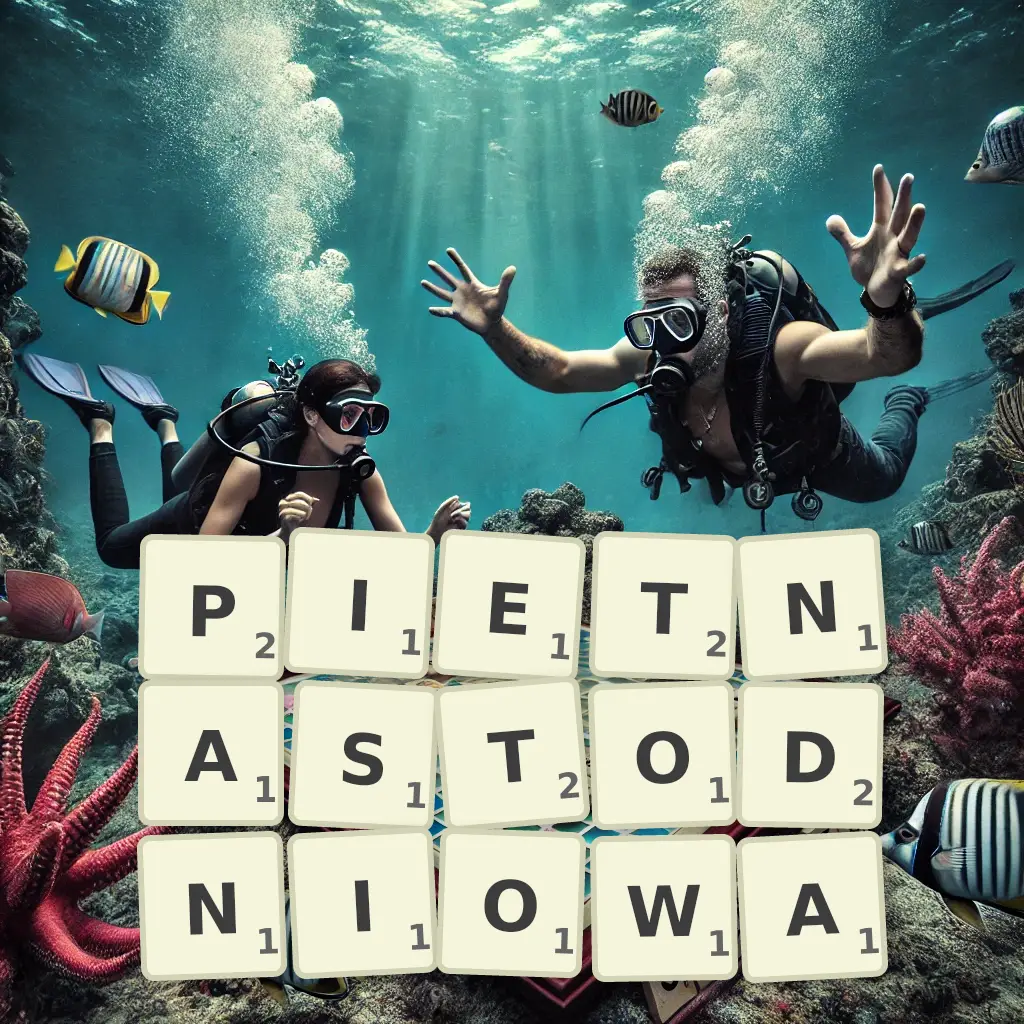Słowa z liter PIĘTNASTODNIOWĄ