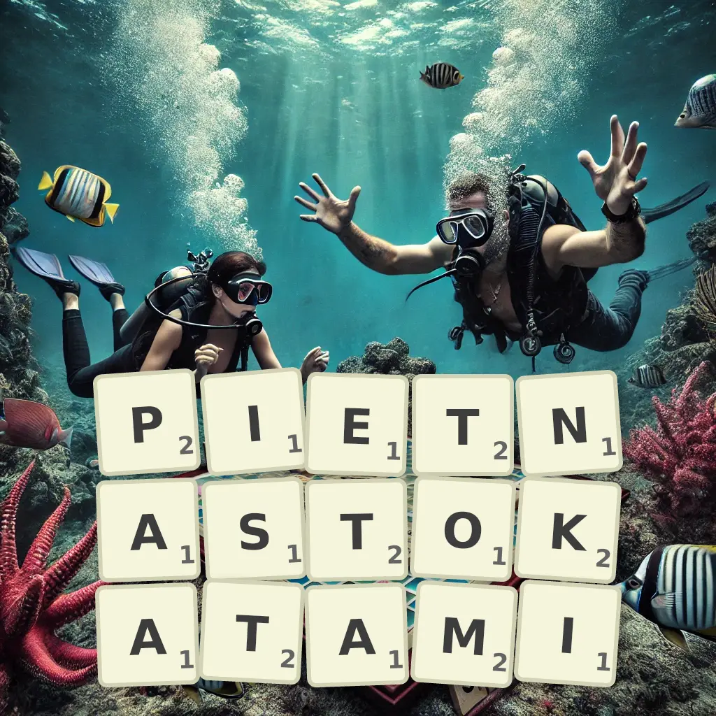 Słowa z liter PIĘTNASTOKĄTAMI