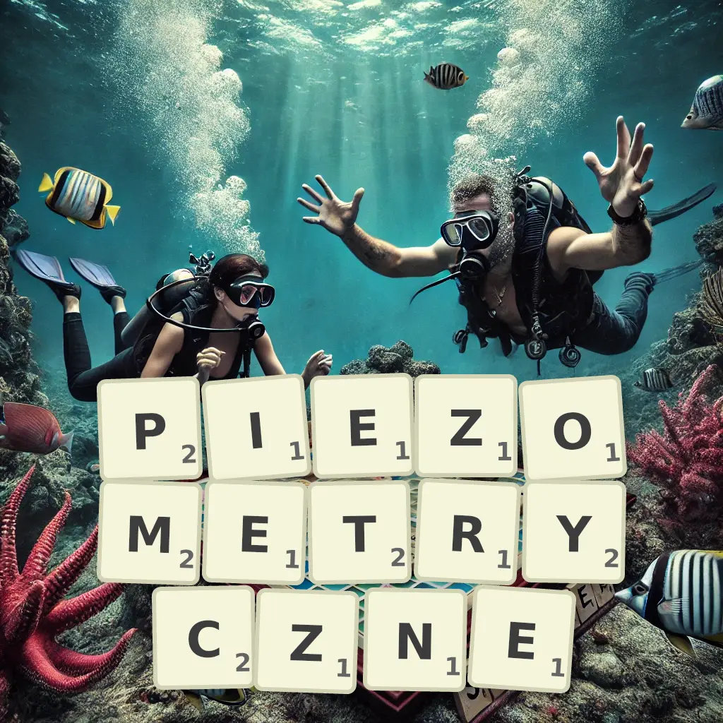 Słowa z liter PIEZOMETRYCZNE