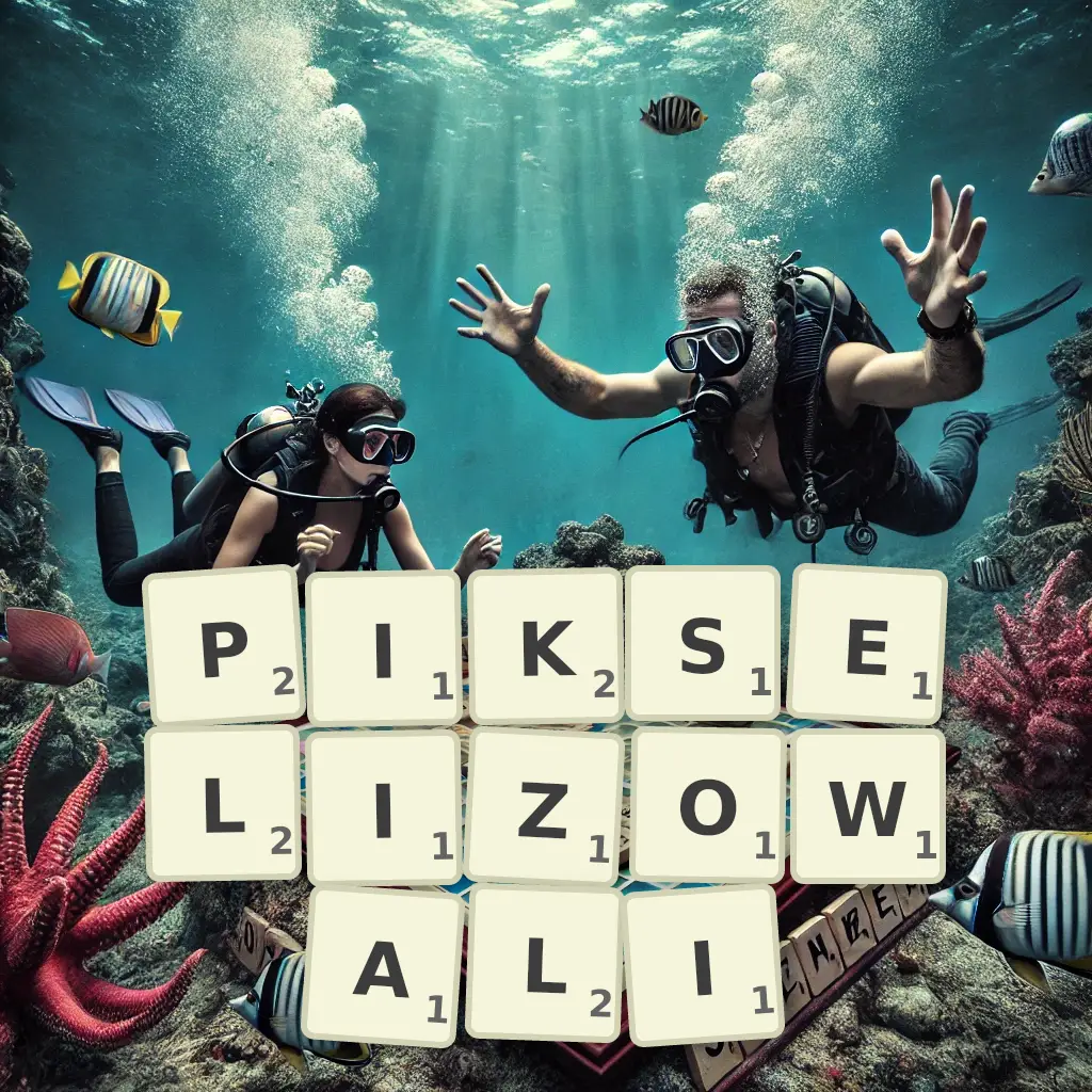 Słowa z liter PIKSELIZOWALI